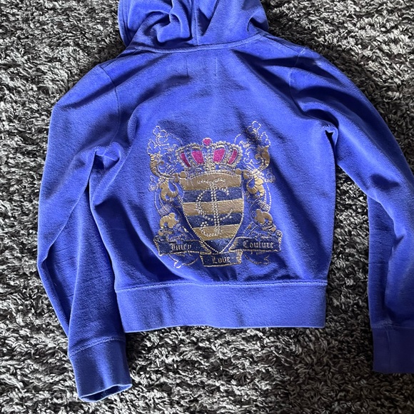 Y2K Girls M juicy couture zip up - Picture 3 of 9